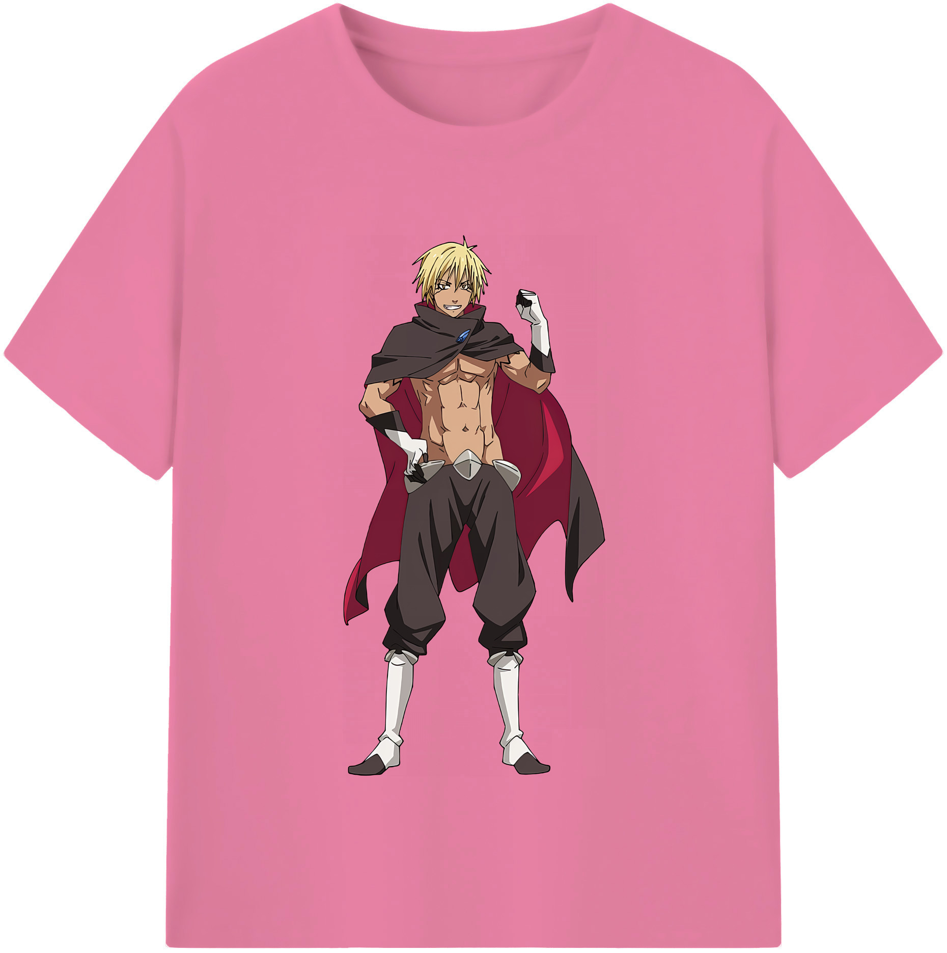 （画像用） 転スラ Regarding Reincarnated to Slime 綿100％半袖Tシャツ（フロントプリント）